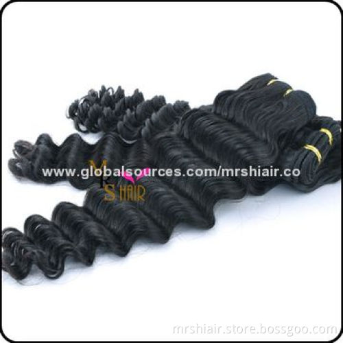 24-inch Natural Color Deep Wave Malaysian Virgin Hair